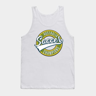 Australia soccer champions retro logo Tank Top